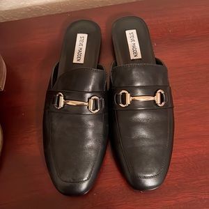 Steve Madden Black Mules Slide On Shoes